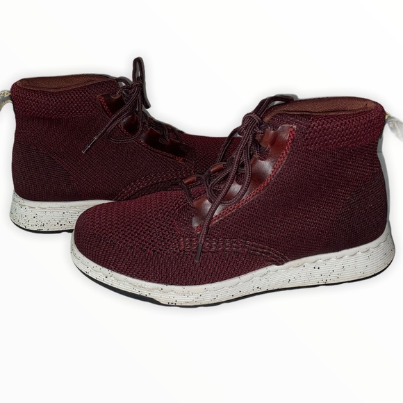 Dr. Martens Telkes Knit Oxblood Padded Collar - Picture 2 of 7